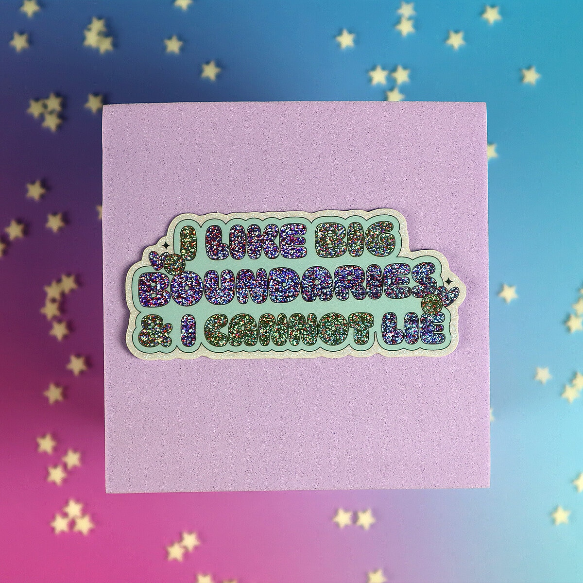 Stor sticker - Big boundaries