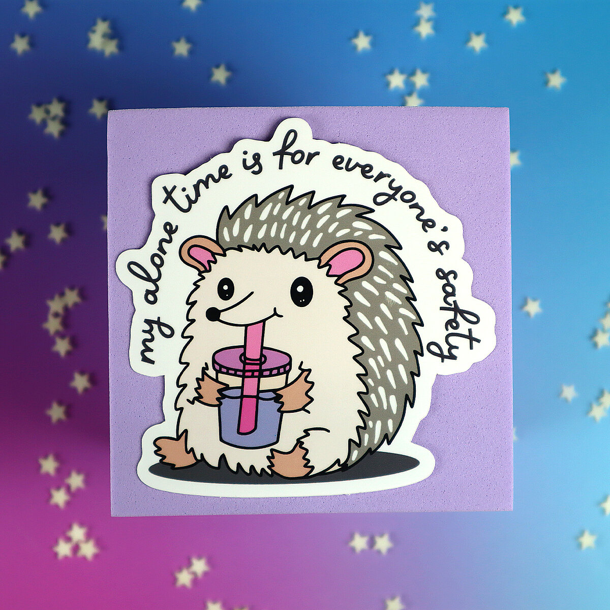 Stor sticker - My alone time