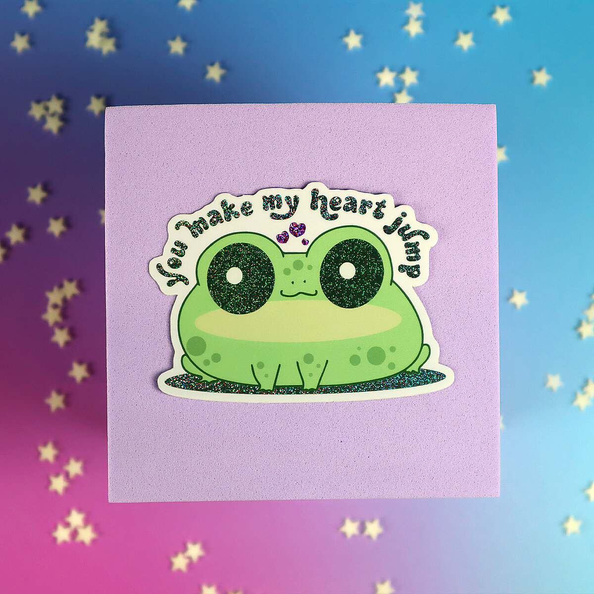 Stor sticker - You make my heart jump