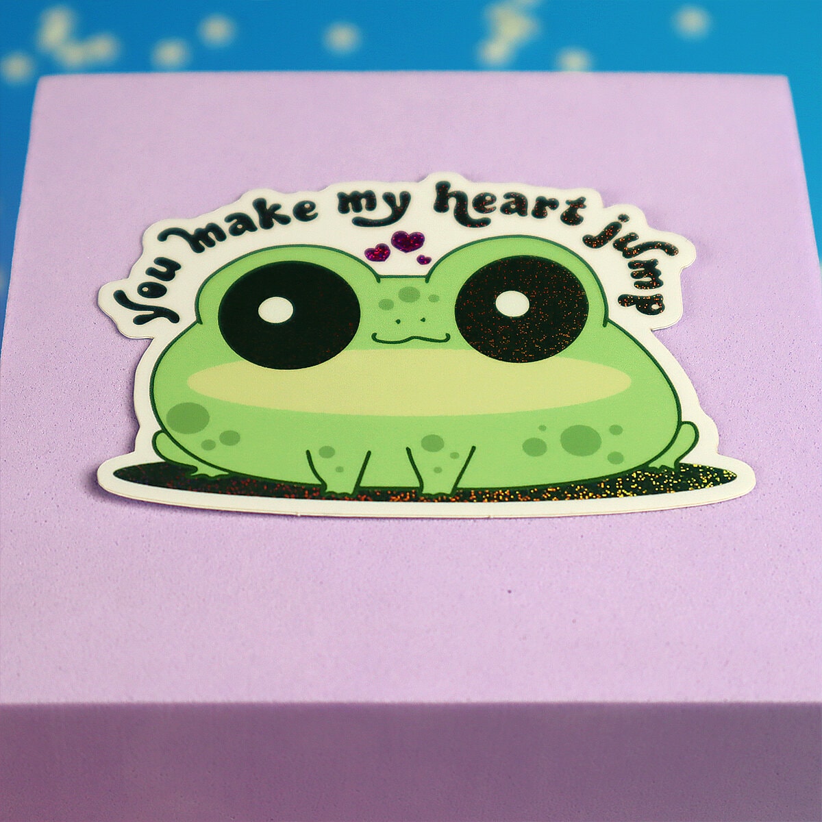 Stor sticker - You make my heart jump