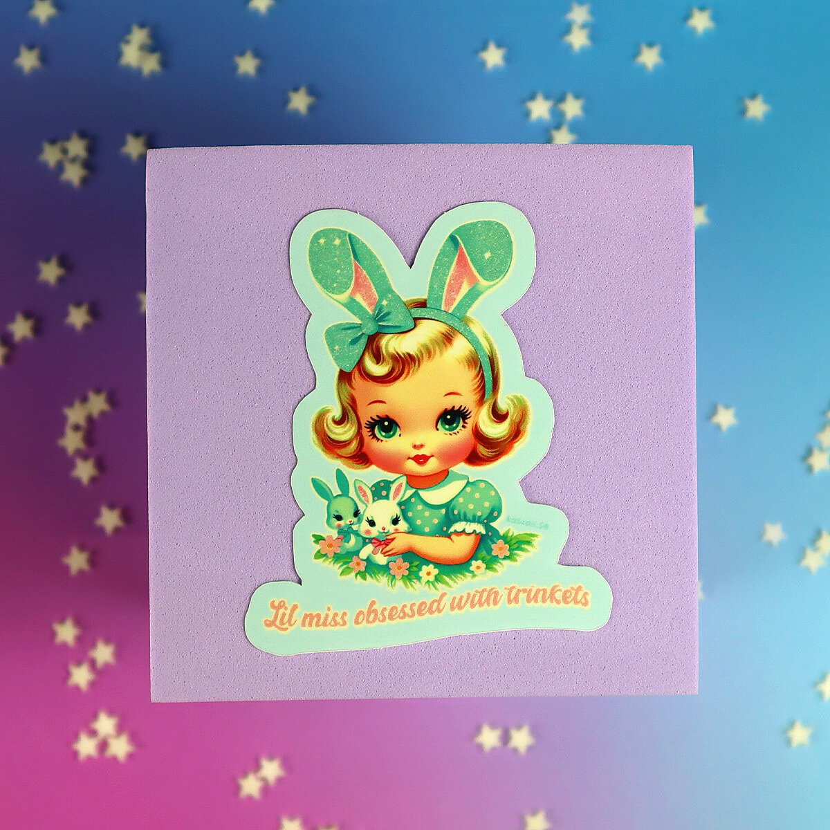Stor sticker - Obsessed with trinkets