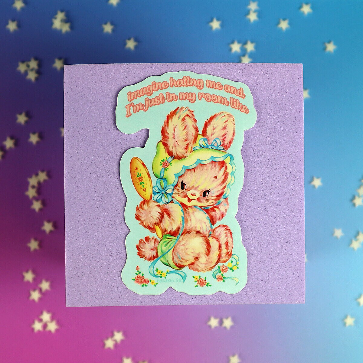 Stor sticker - Imagine hating me