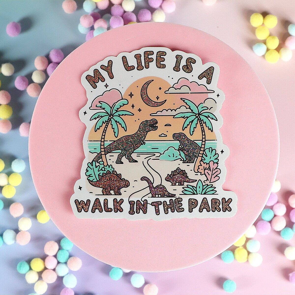 Stor sticker - Walk in the park