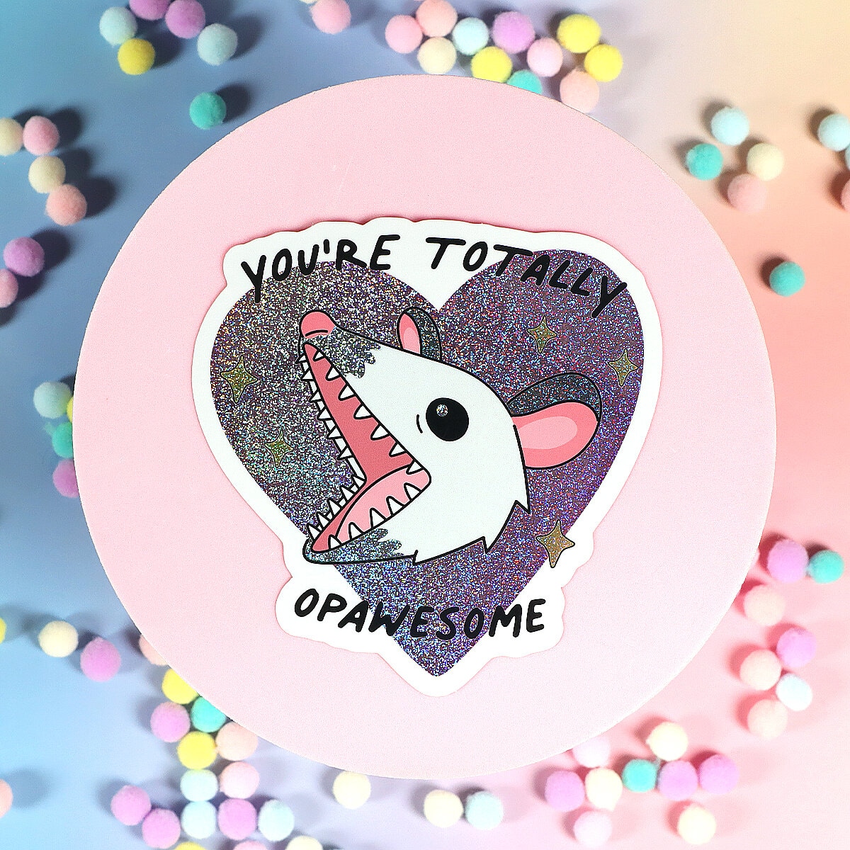 Stor sticker - You´re totally opawsome