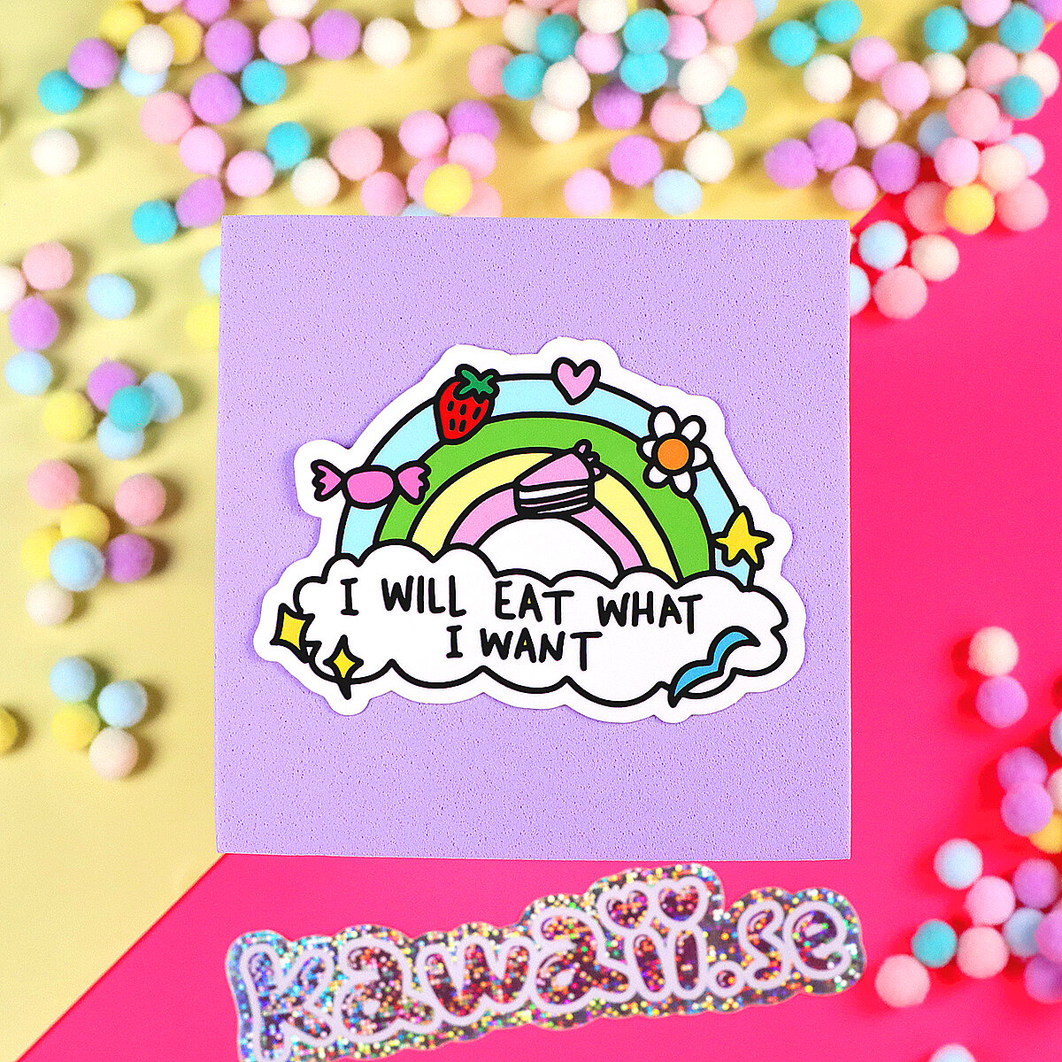 Stor Sticker - I will eat what I want