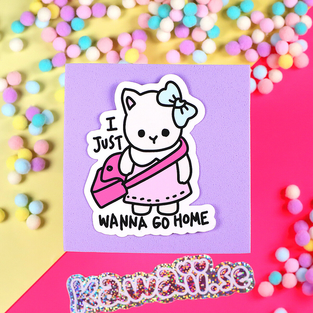 Stor Sticker - I just wanna go home