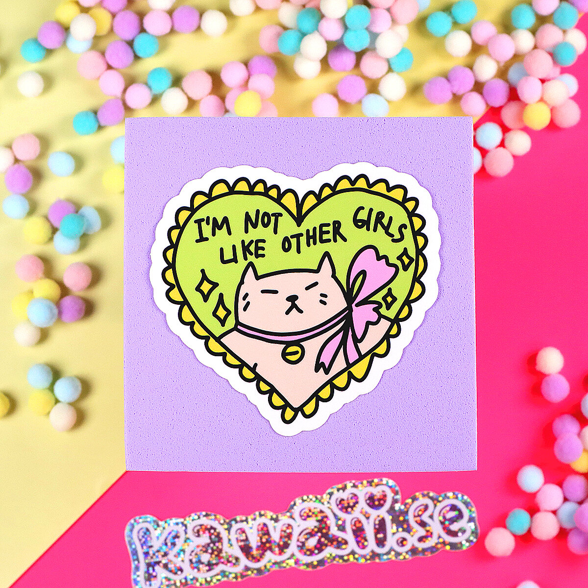Stor Sticker - Not like other girls