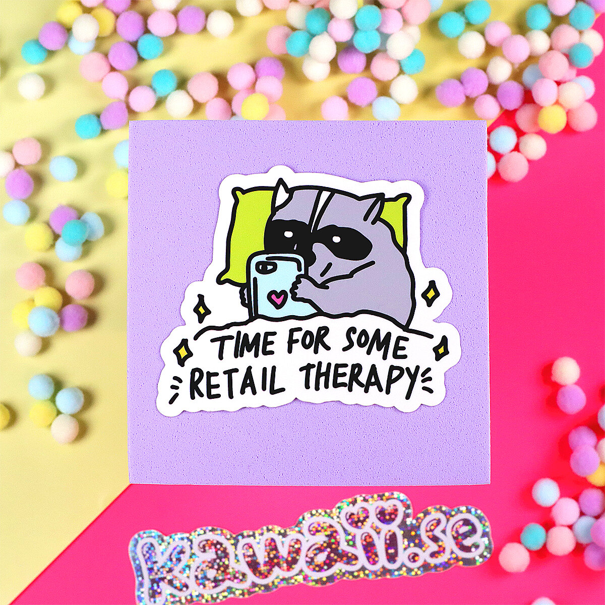 Stor Sticker - Time for some retail therapy