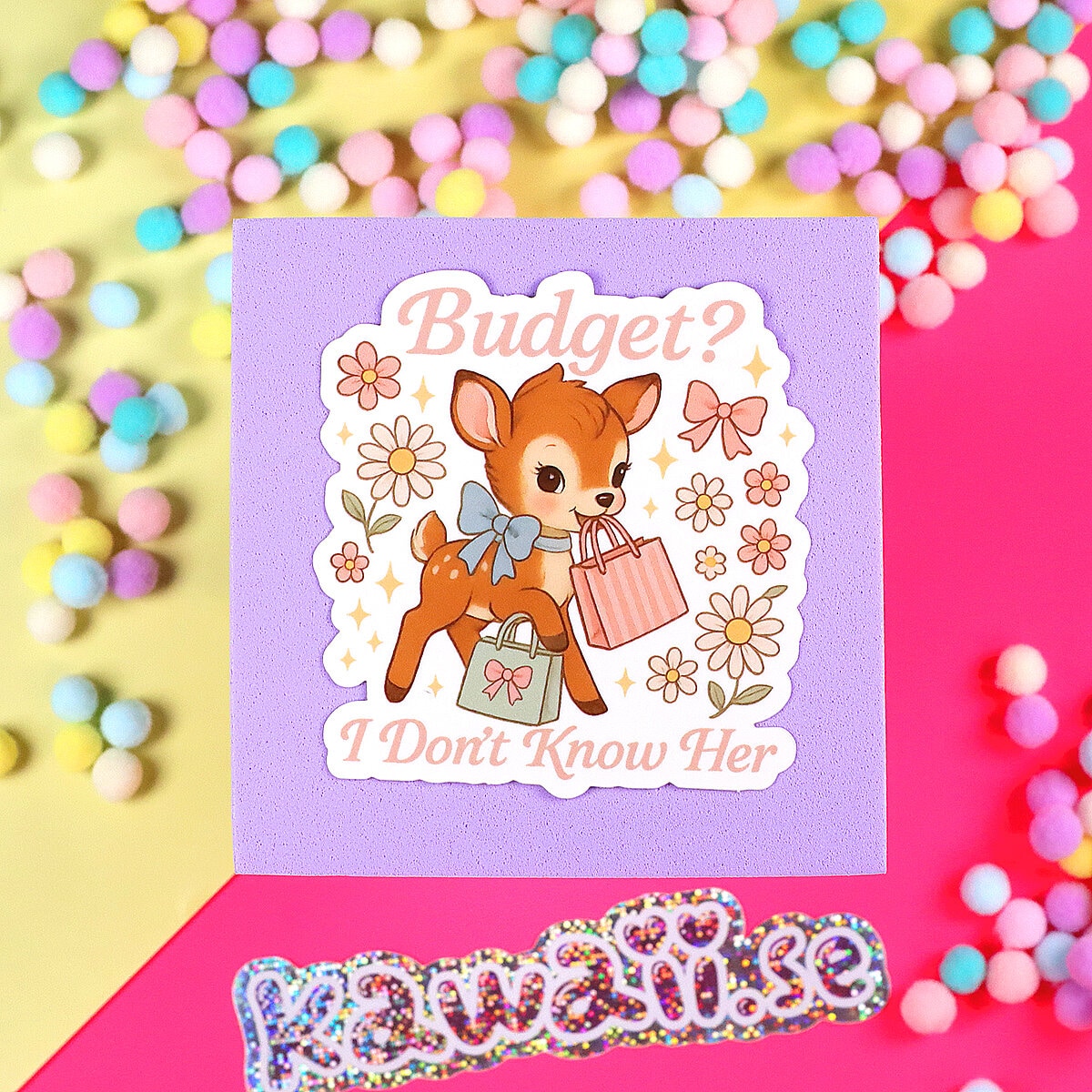 Stor Sticker - Budget? I don´t know her