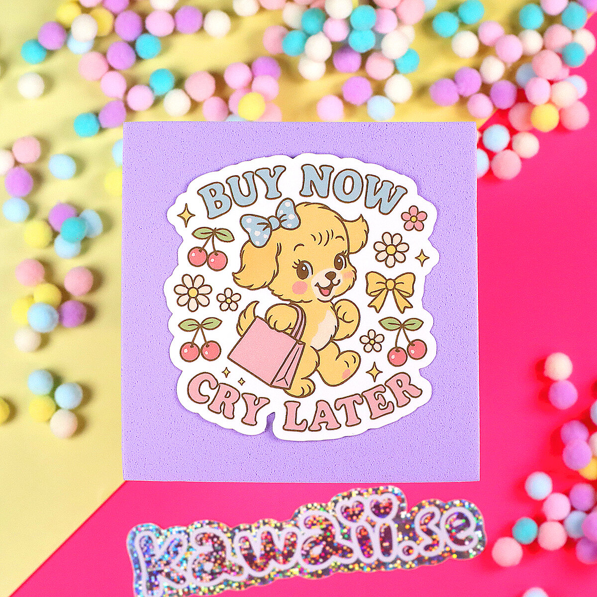 Stor Sticker - Buy now cry later