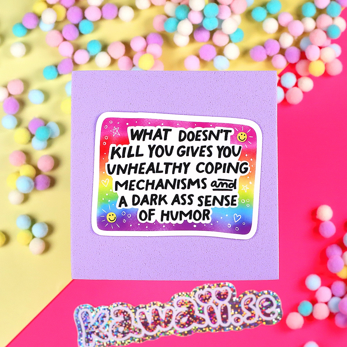 Stor Sticker - Unhealthy coping mechanisms