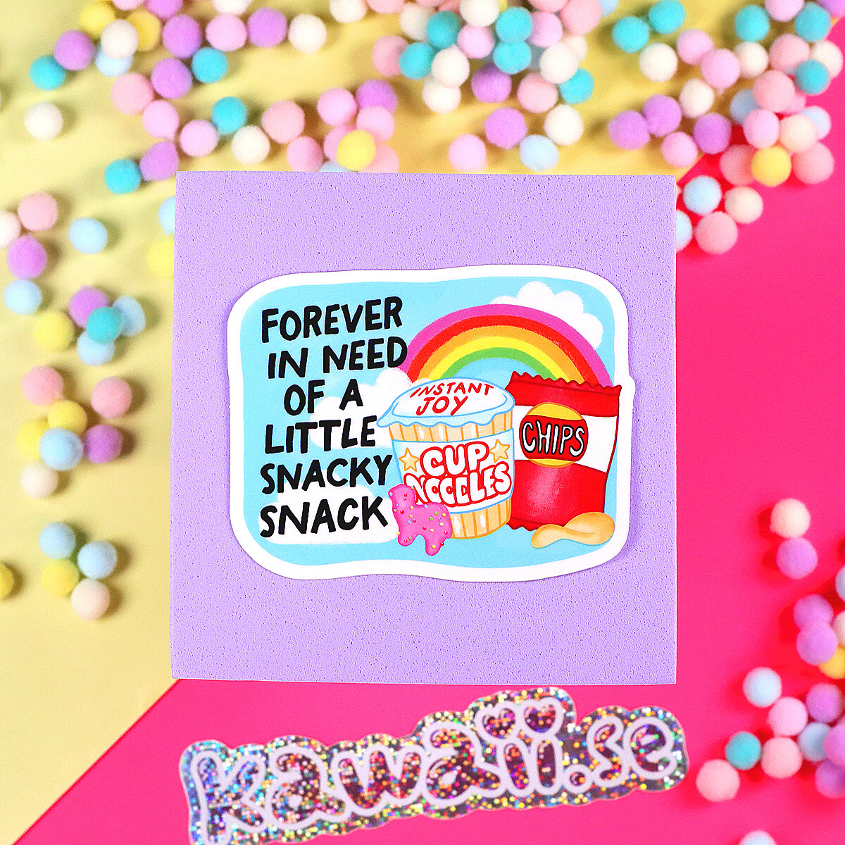 Stor Sticker - Forever in need of a little snacky snack