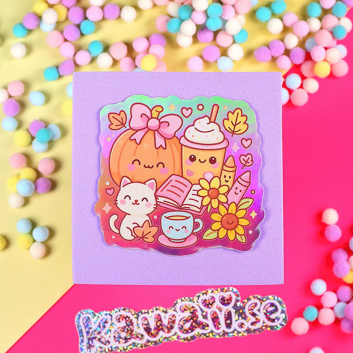Stor Sticker - Cosy pumpkin era