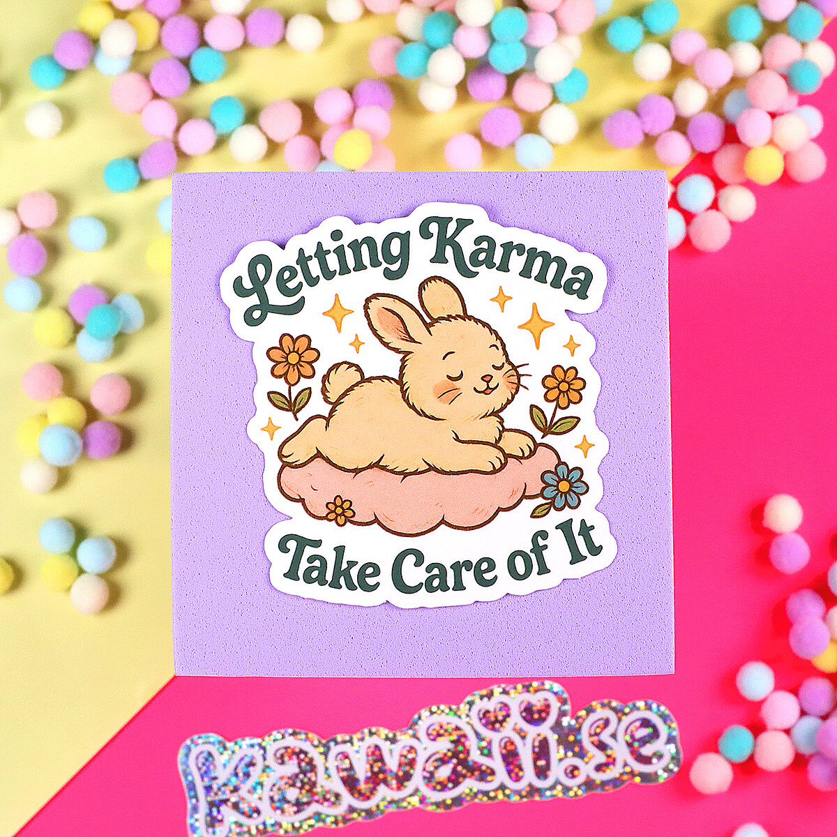 Stor Sticker - Letting karma take care of it