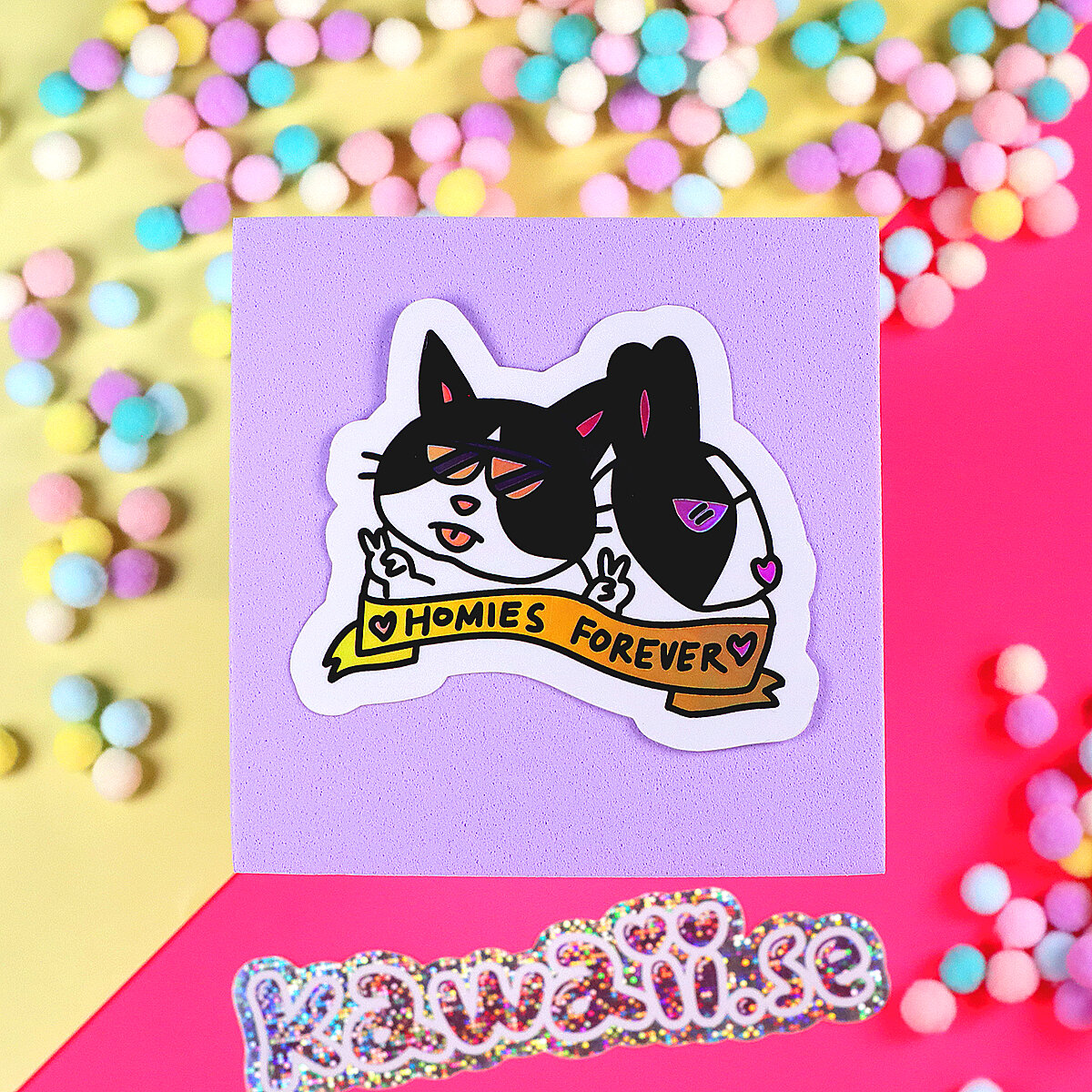 Stor Sticker - Homies forever