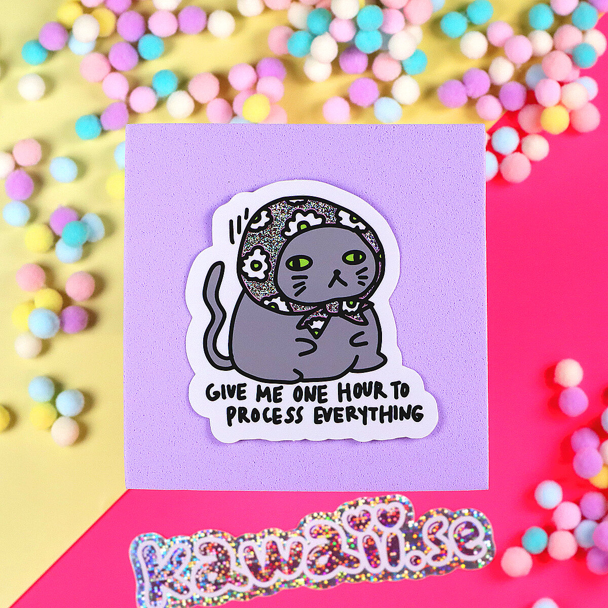 Stor Sticker - Give me one hour