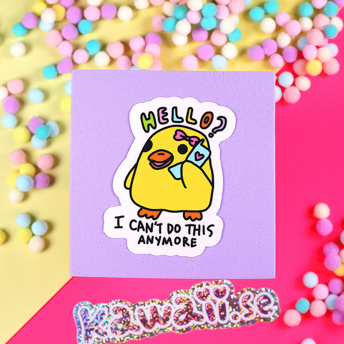 Stor Sticker - I can´t do this anymore
