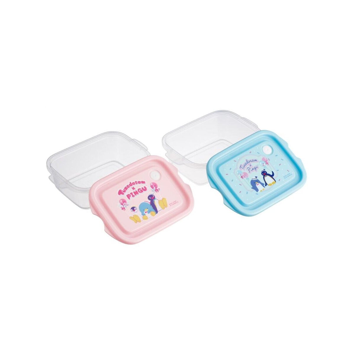 2-pack förvaringslådor - Pingu x Tuxedo Sam 500 ml