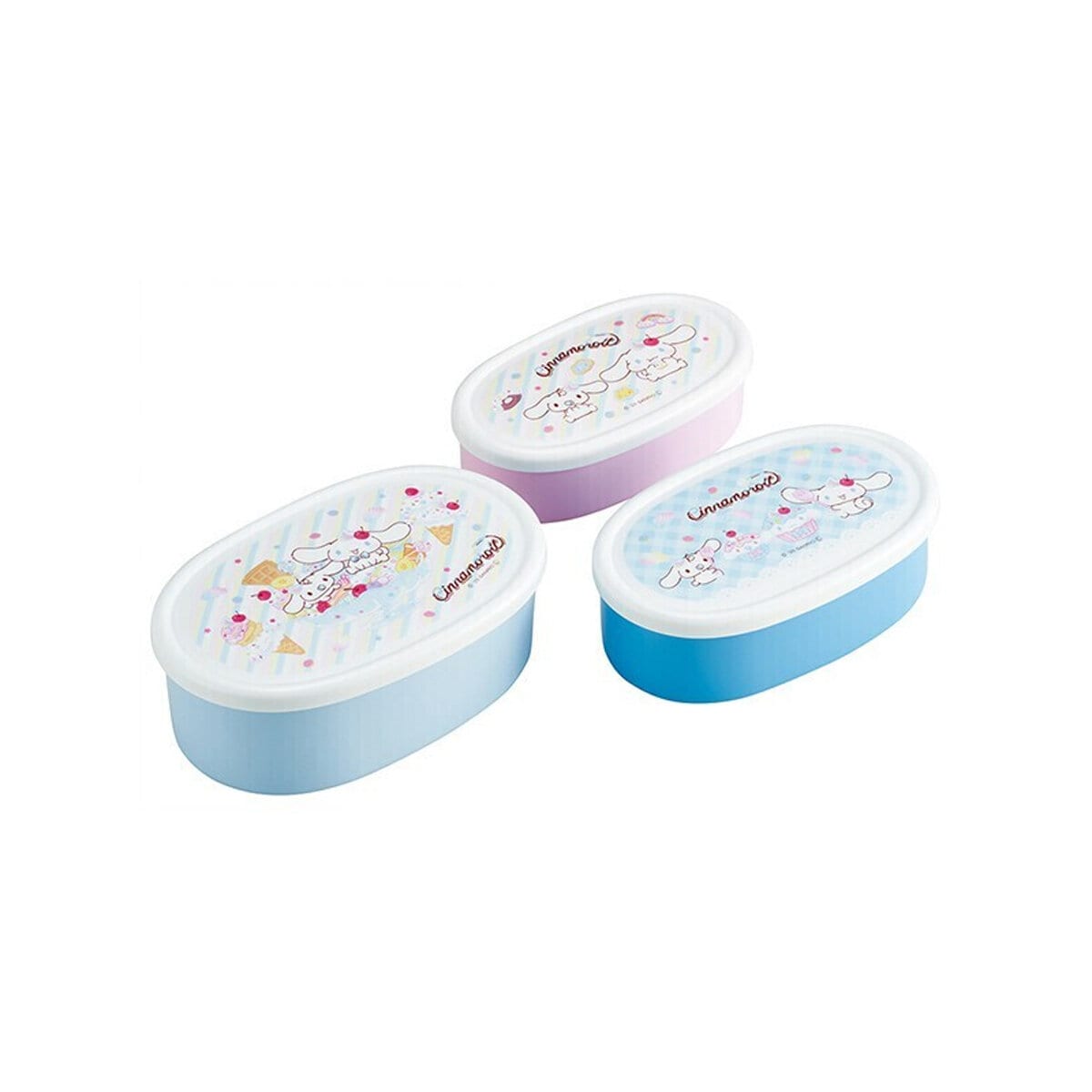 3-pack bentolådor - Cinnamoroll Fancy Snacks Sweets