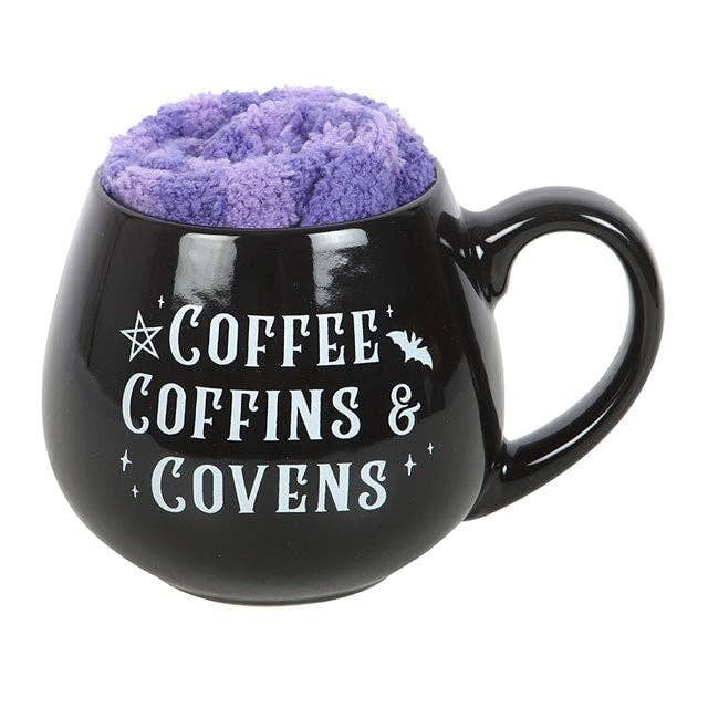 Mugg & strumpor - Coffee, Coffins & Covens 450 ml