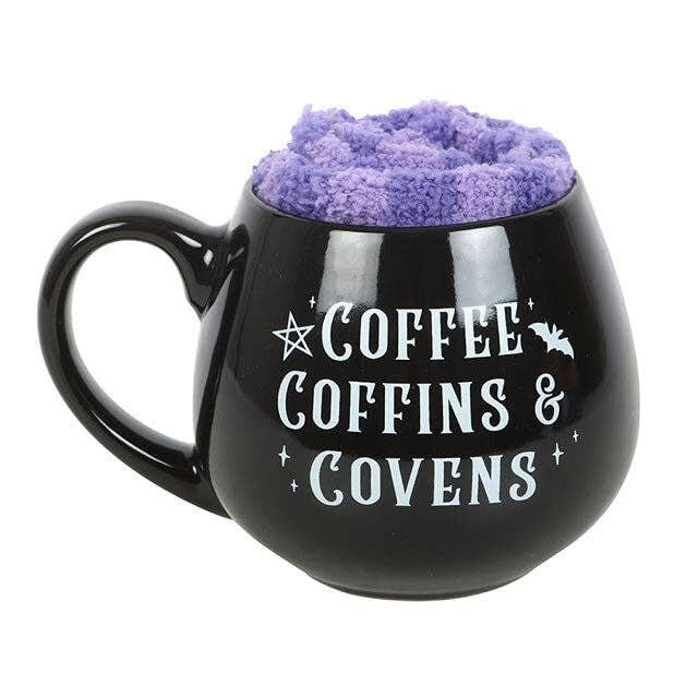 Mugg & strumpor - Coffee, Coffins & Covens 450 ml