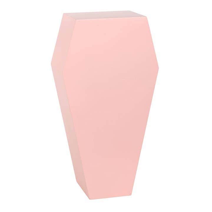 Rosa kistformad trinket-hylla