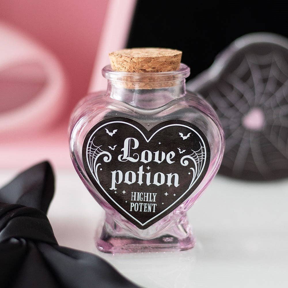 Dekorativ potionflaska i glas - Love Potion