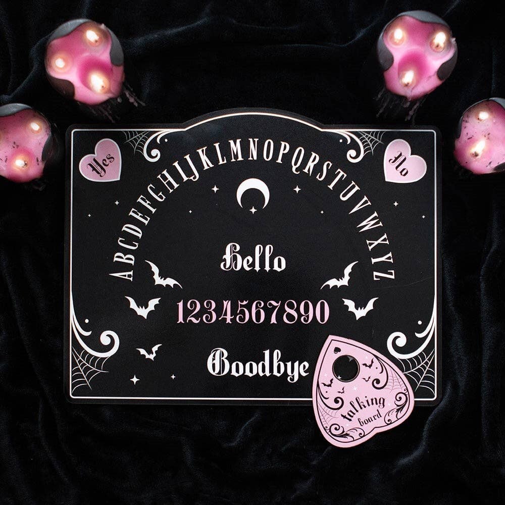 Rosa & svart Ouija board