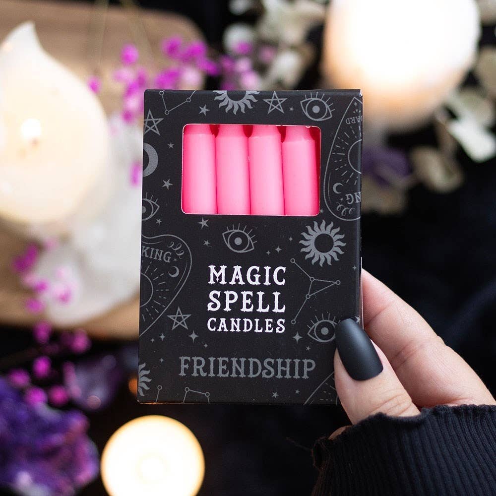 Rosa spell candles - Friendship 12-pack