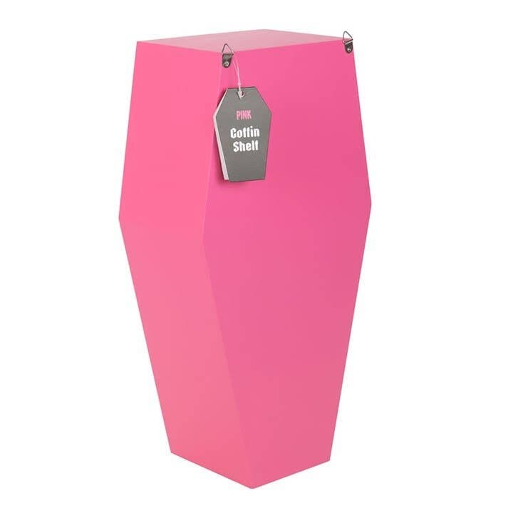 Hot pink kistformad trinket-hylla