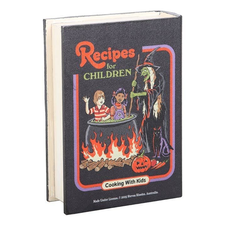 Förvaringsbox som bok - Recipes For Children Steven Rhodes