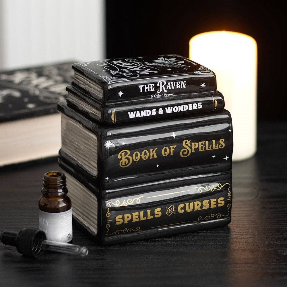Oljebrännare & wax warmer - Book of Spells
