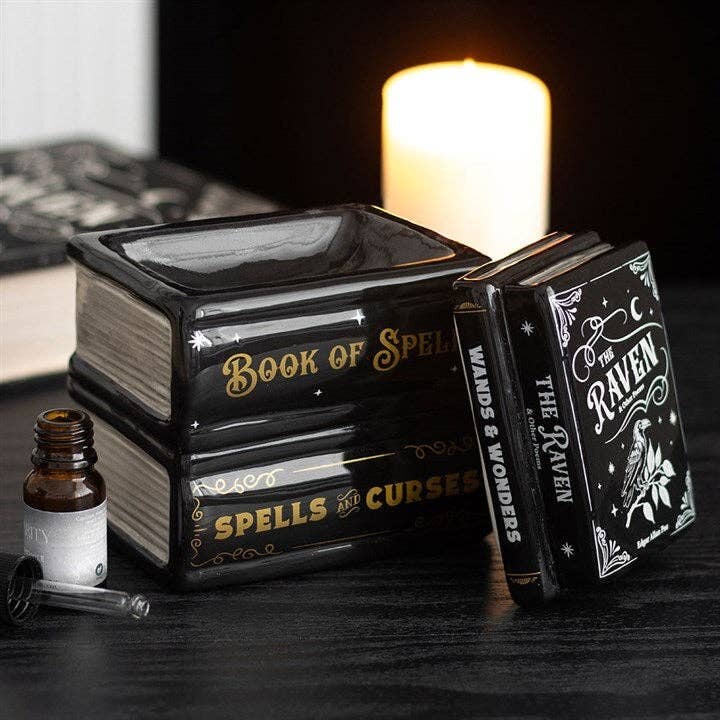 Oljebrännare & wax warmer - Book of Spells