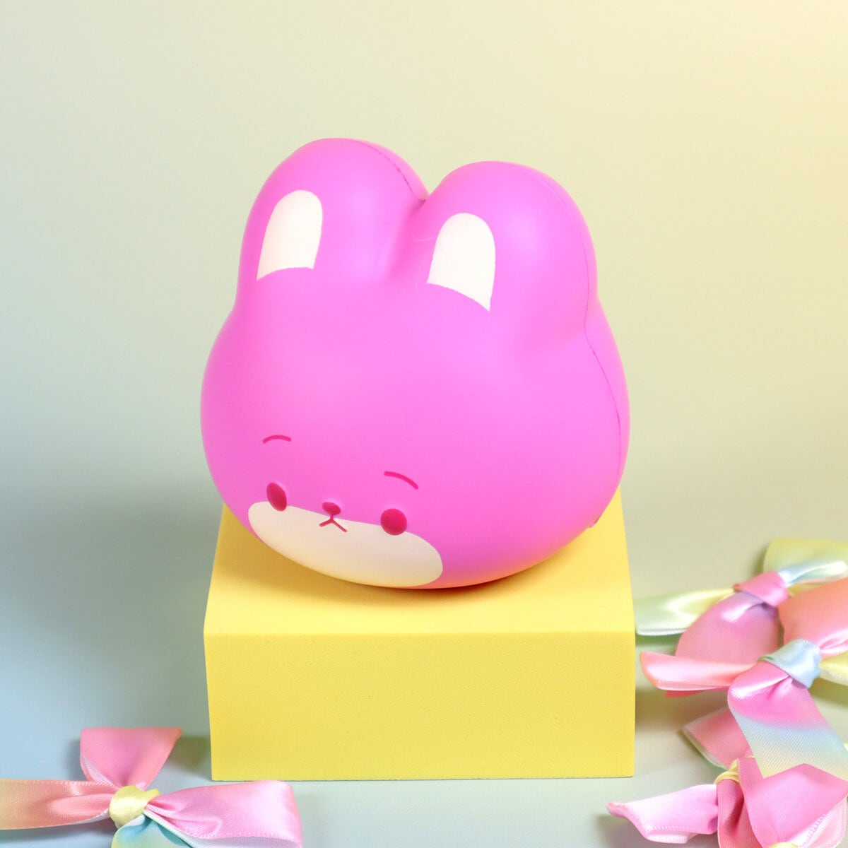 Rosa kanin-squishy