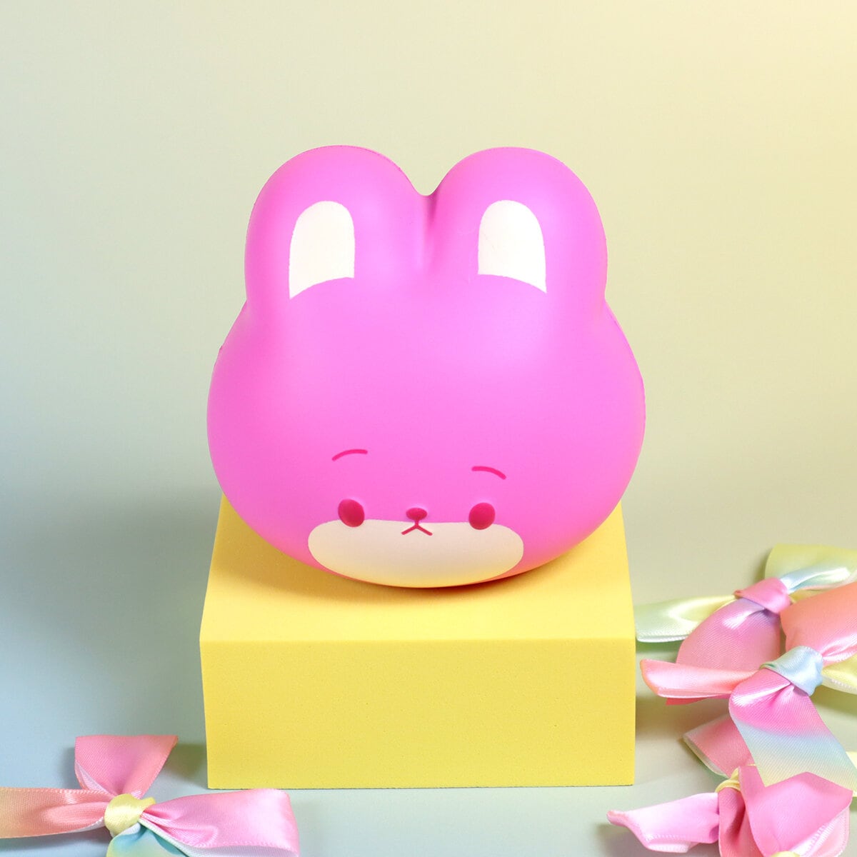 Rosa kanin-squishy