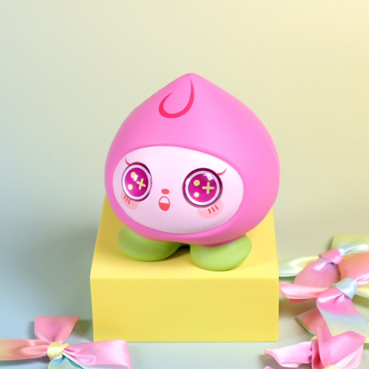 Supersöt persiko-squishy