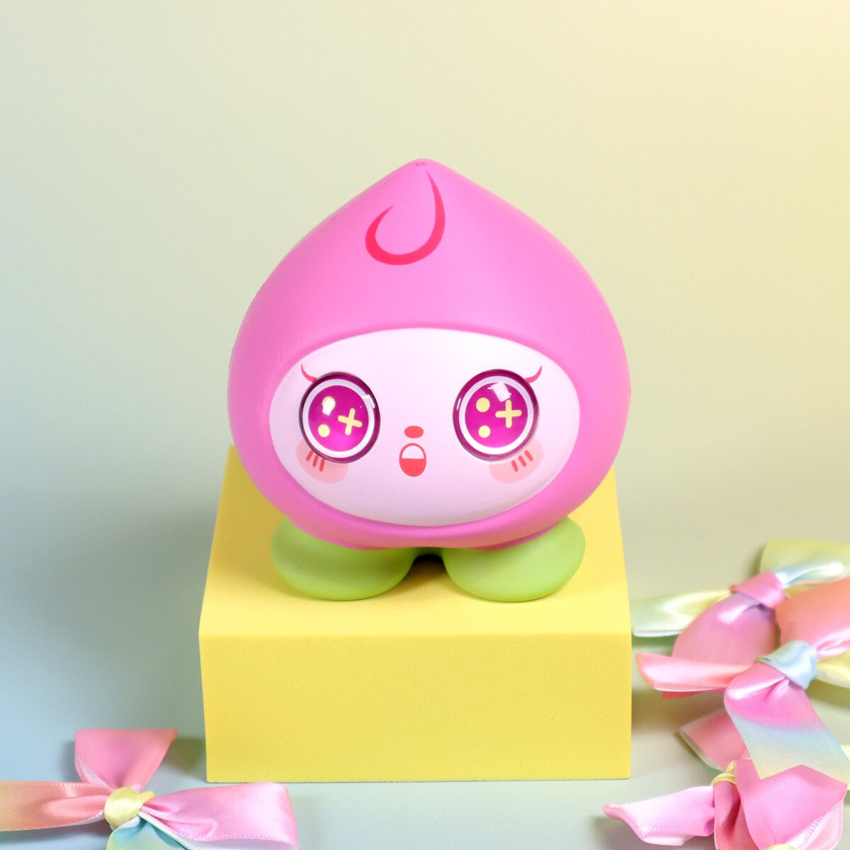 Supersöt persiko-squishy