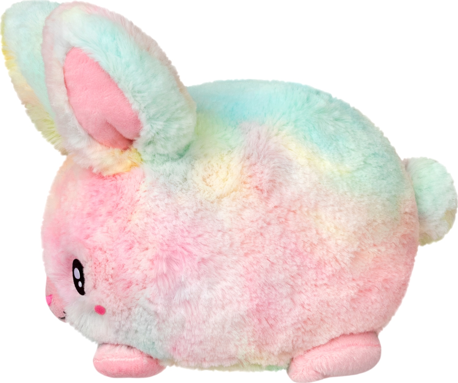 Squishable Snugglemi Snackers Fluffy Bunny - Pastel Tie Dye