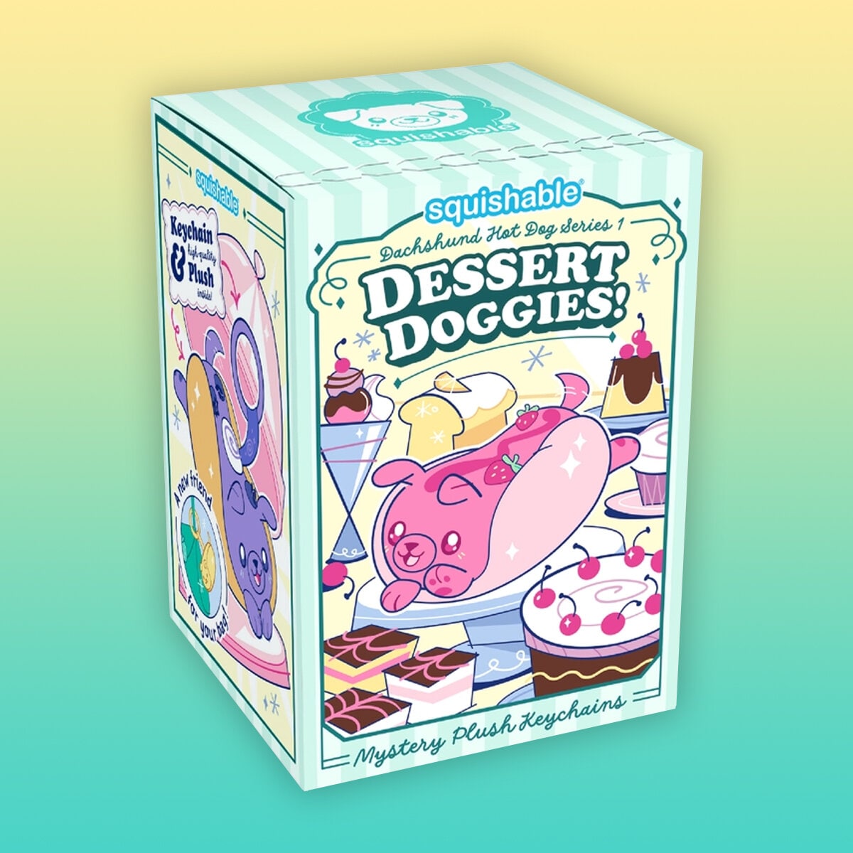 Squishable Dachshund Hot Dog Blind Box - Dessert Doggies