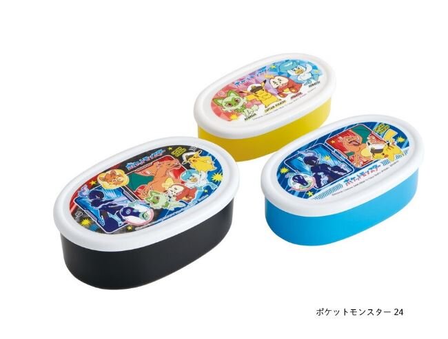 3-pack matlådor - Pokemon 24