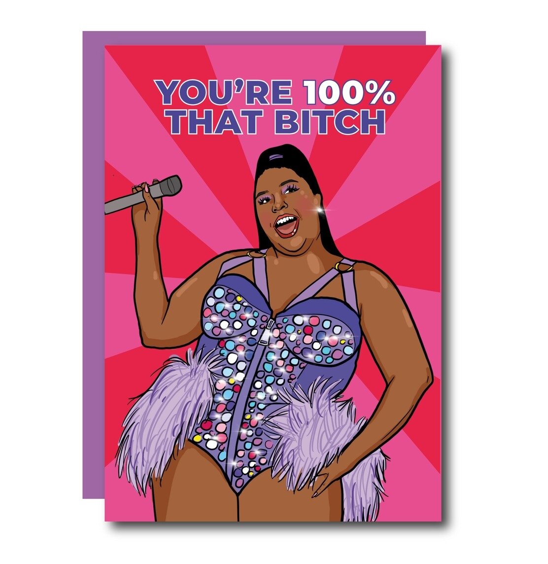 Kort med kuvert - That Bitch Greeting Card