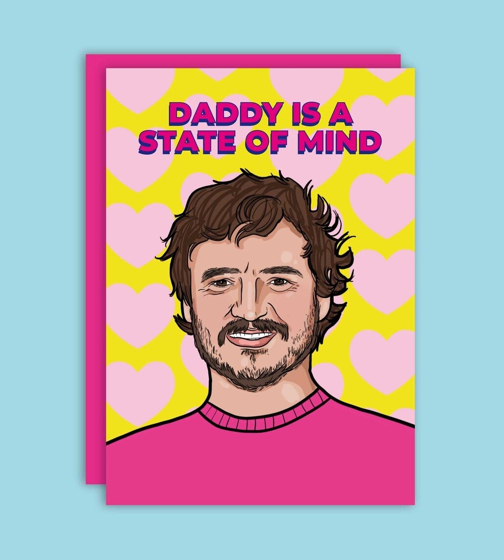 Kort med kuvert - Daddy Is A State of Mind