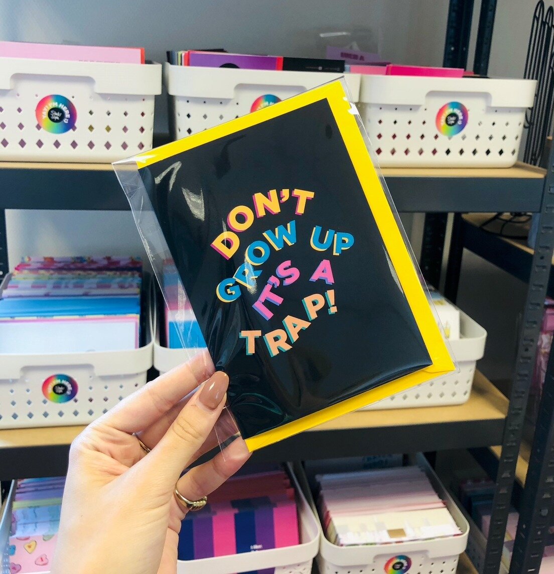 Kort med kuvert - Don´t Grow Up