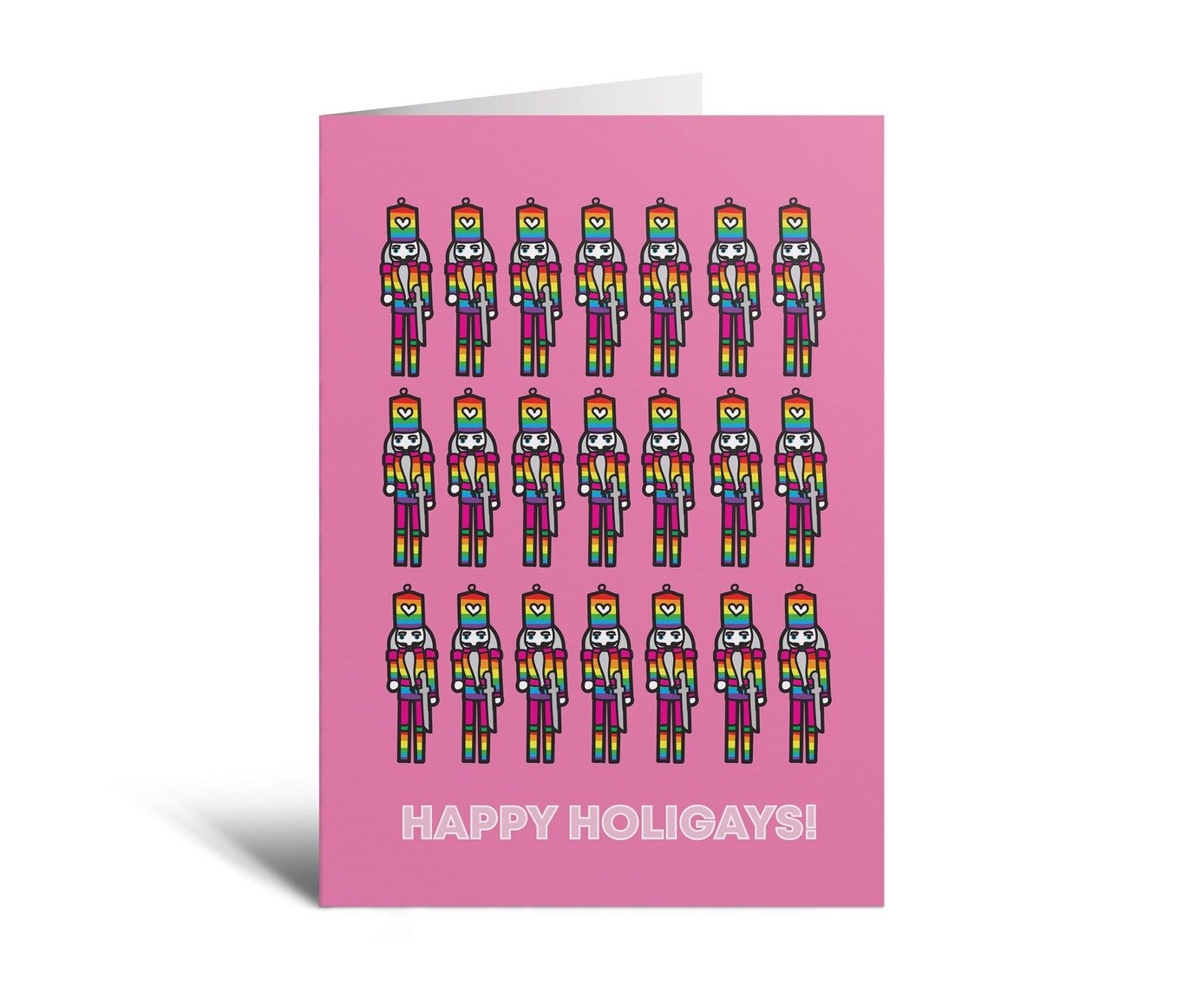 Kort med kuvert - Happy Holigays!