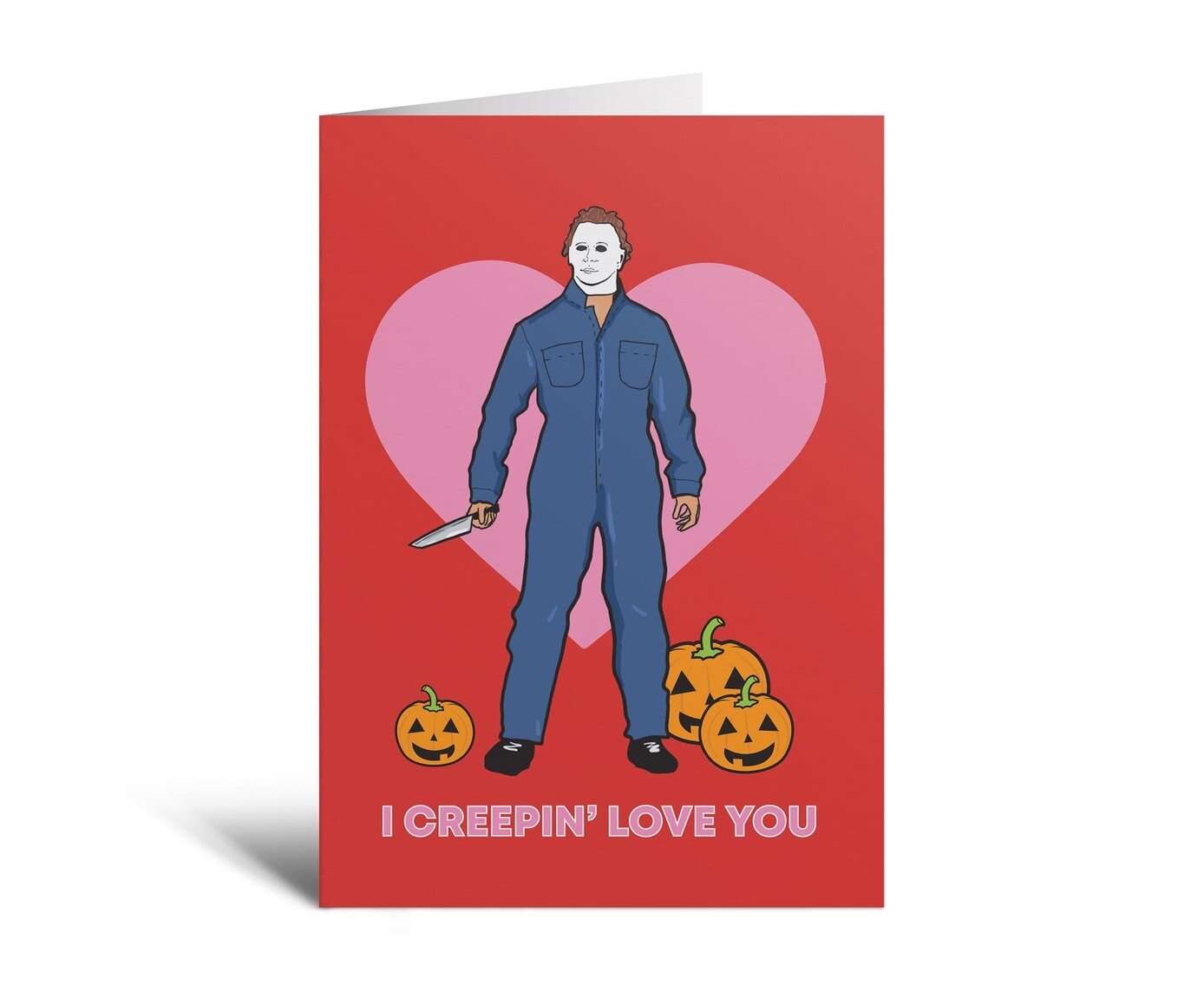 Kort med kuvert - I Creepin´ Love You