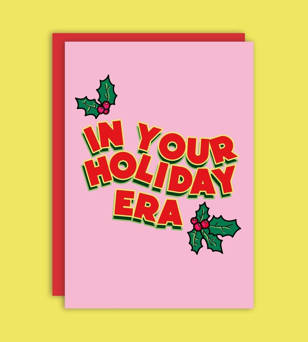Kort med kuvert - In Your Holiday Era