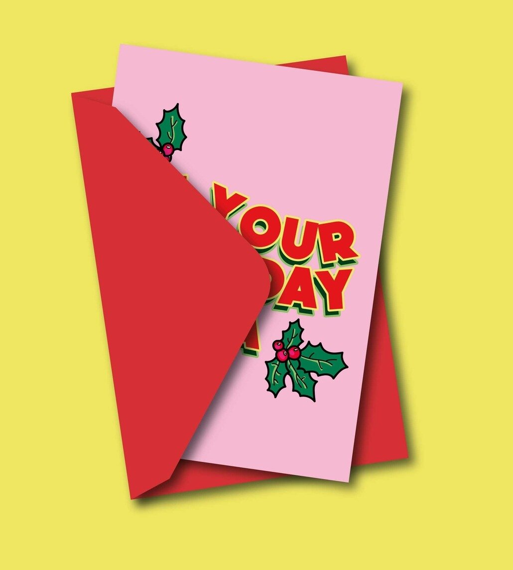 Kort med kuvert - In Your Holiday Era