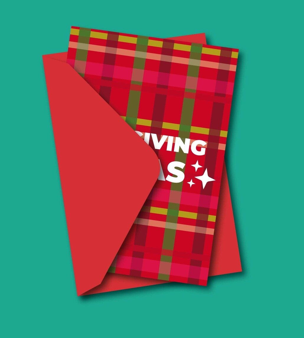 Kort med kuvert - It´s Giving Xmas