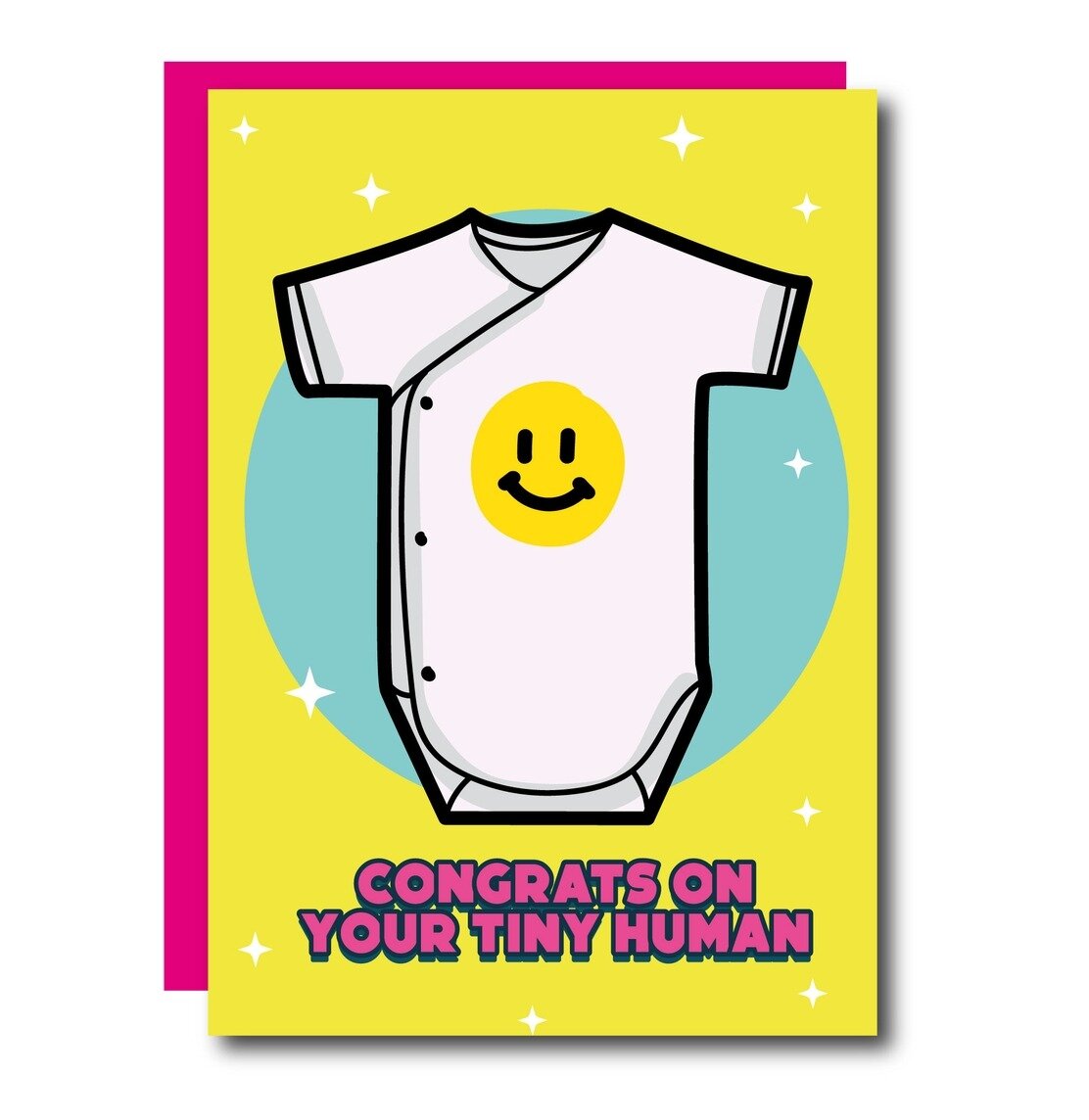 Kort med kuvert - Tiny Human