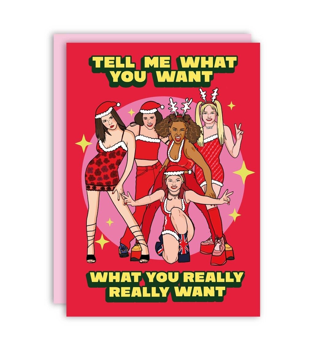 Kort med kuvert - Spice Girls, What You Really Really Want